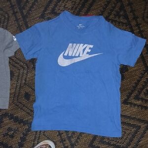 Nike Kids Short Sleeve Blue Tee